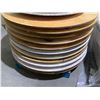 Image 4 : Folding banquet Table Round 6 ft diameter heavy duty wood-asst colors