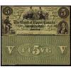 Image 1 : The Bank of Upper Canada 1859 $5 CH-770-22-04-08 CCGS F