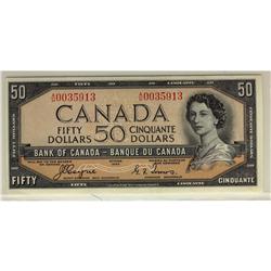 BC-34a 1954  $50 DF Coyne-Towers #0035913  Unc-63