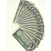 Image 1 : BC-37bA-i 1954 $1 *BM.  Lot of 11 Original AU55 to UNC