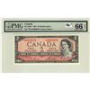 Image 1 : BC-38dA 1954 $2 PMG Gem UNC66 EPQ. #*OG0063076.