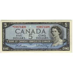 BC-39bA 1954 $5 *SS0071498.  A choice UNC example.