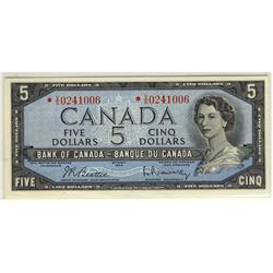 BC-39bA 1954 $5 *VS0241006, A choice AU example.