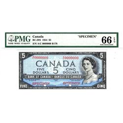 BC-39S 1954 $5 GEM UNC66 EPQ. #B178.