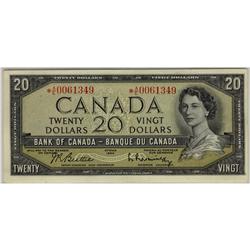 BC-41bA  1954 $20 *A/E0061349, original choice UNC