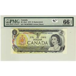 BC-46aA 1973 $1 PMG Gem UNC66 EPQ. #*MC6678022..