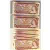 Image 1 : BC-47b 1974 $2.  Lot of 55 notes includes various signa
