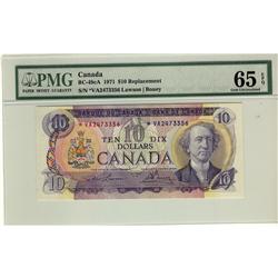 BC-49aA  1971 $10 PMG Gem UNC65. #*VA2473356.