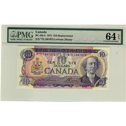 BC-49cA 1971 $10 PMG CH UNC64 EPQ. #TL1361075.