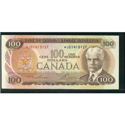 BC-52aA 1975  $100 #*JC1415127  A nice EF+ example. Sca
