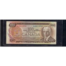 BC-52aAi  1975  $100 Lawson-Bouey  AJX0119701  Fine+ wi