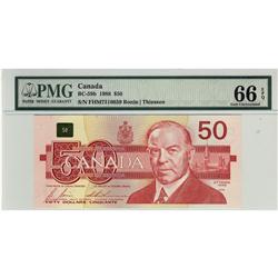 BC-59b 1988 $50 PMG Gem UNC66 EPQ. #FHM7310859.