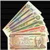 Image 1 : Matching Serial numbered set!  1969-1975 issues, 7 note