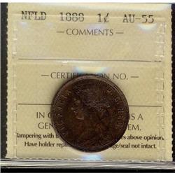 Nfld 1888 1¢ ICCS AU55.