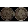 Image 1 : Nfld 1873H 5¢.  Rare and popular issue.  This one grade