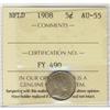 Image 1 : Nfld 1908 5¢ ICCS AU55.