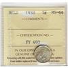 Image 1 : Nfld 1938 5¢ ICCS MS64