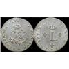 Image 1 : French Colonies  1750 Bouble Sol Breton # 508  VF-EF.