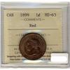 Image 1 : 1899 1¢ ICCS MS63RD.  Fanastic example as close to 64 a