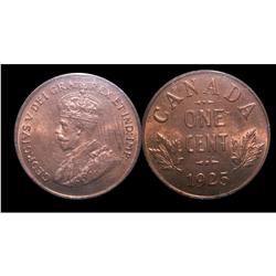 1925 1¢ ICCS MS64 PQ+ Full Red.  Excellent strike with