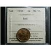 Image 1 : 1932  1¢ ICCS MS64 Red.  100% red lustre. Near Gem!