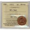 Image 1 : 1953 1¢ SF ICCS MS64RD,