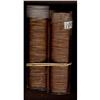 Image 1 : 1957 BU Rolls 1¢.  Lot of 150 unpicked full red cents.