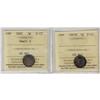 Image 1 : 1882H & 1885 Sml 5 5¢.  Lot of 2 coins both ICCS F12.
