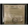Image 1 : 1899 5¢ ICCS MS-63, Very light gold and russet tones ov