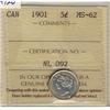 Image 1 : 1901 5¢ ICCS MS62.