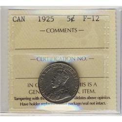 1925 5¢ ICCS F-12