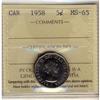 Image 1 : 1958 5¢ ICCS MS65.