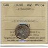Image 1 : 1902H 10¢ ICCS MS64.  Great mintstate issue with lots o