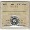 Image 1 : 1964 10¢ ICCS MS65