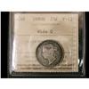 Image 1 : 1880H " Wide O"  25¢  ICCS F12.  Light toning.  Key dat