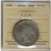 Image 1 : 1870 50¢ LCW  ICCS F-12
