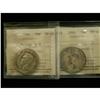 Image 1 : Lot of two 50 cents ICCS graded, 1946 Design, 1948.  Bo