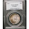 Image 1 : 1967 50¢ PCGS MS-65 Superbly toned. Excellent strike wi