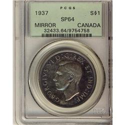 1937 "Mirror" $1 PCGS SP-64, nicely toned. Scarce