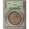 Image 1 : 1945 $1 PCGS MS-64 Superbly toned with full underlying