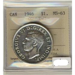 1946 $1 ICCS MS63.  An underrated date in MS conditions