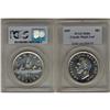 Image 1 : 1947 ML "Double HP" $1 PCGS MS-64 Brilliant with full u