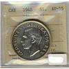 Image 1 : 1948 $1 ICCS AU55.  Key date silver dollar