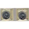 Image 1 : 1949 $1 ICCS MS65.  Lot of two superb gem white example