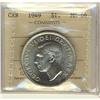 Image 1 : 1949 $1 ICCS MS66,