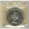 Image 1 : 1959 $1 ICCS PL65,