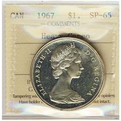 1967 $1 Heavy Cameo ICCS SP65.