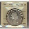 Image 1 : 1962 $1 Hvy Cameo ICCS PL65,