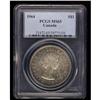 Image 1 : 1964  $1  PCGS MS65.  Nice toning over full under