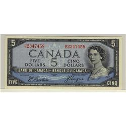 BC-31b 1954 $5 DF H/C2347458 UNC